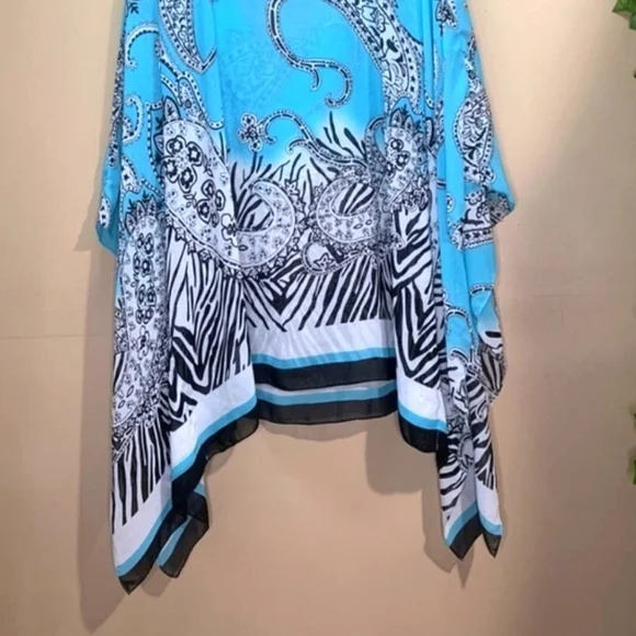 SOLD (Elsewhere) Soft Surroundings Persian Poncho - Picture 5 of 6